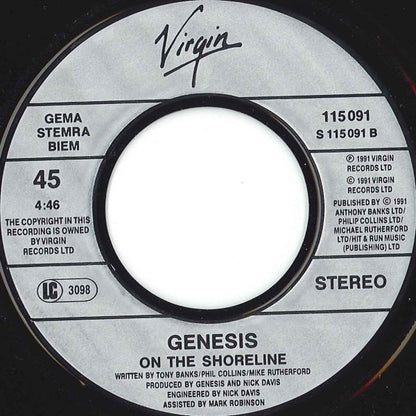Genesis : I Can't Dance (7", Single)