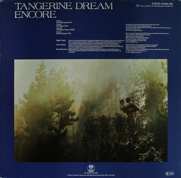 Tangerine Dream : Encore (2xLP, Album)