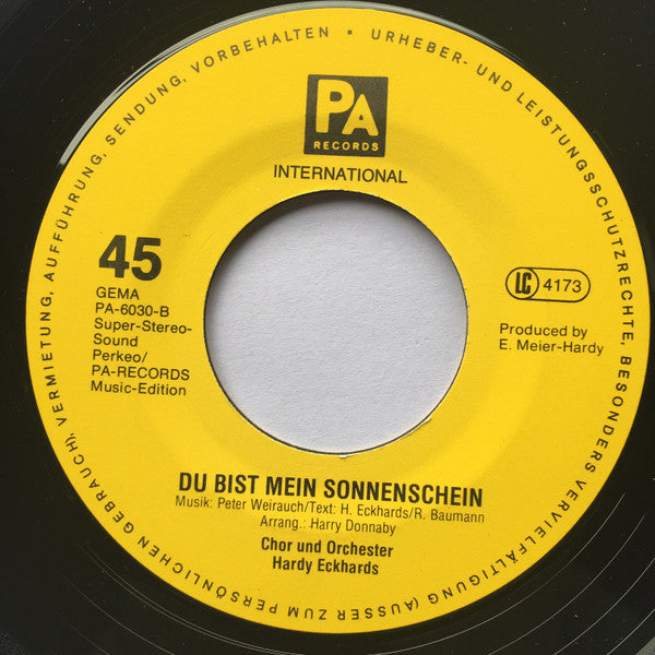 Roland Baumann (2) : Wie Du Bist (So Sollst Du Bleiben) / Du Bist Mein Sonnenschein (7", Single)