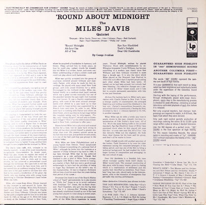 Miles Davis : 'Round About Midnight (LP, Album, RE, Car)