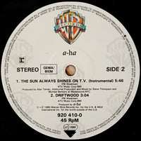 a-ha : The Sun Always Shines On T.V. (12", Maxi)