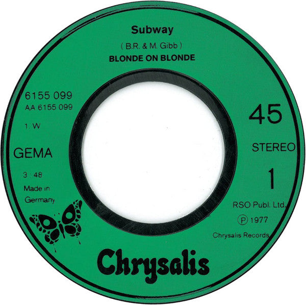 Blonde On Blonde : Subway (7", Single)