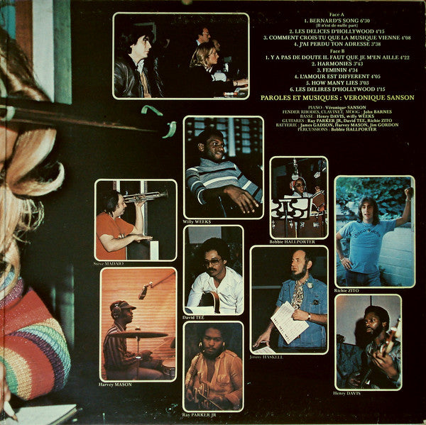 Véronique Sanson : Hollywood (LP, Album, C.I)