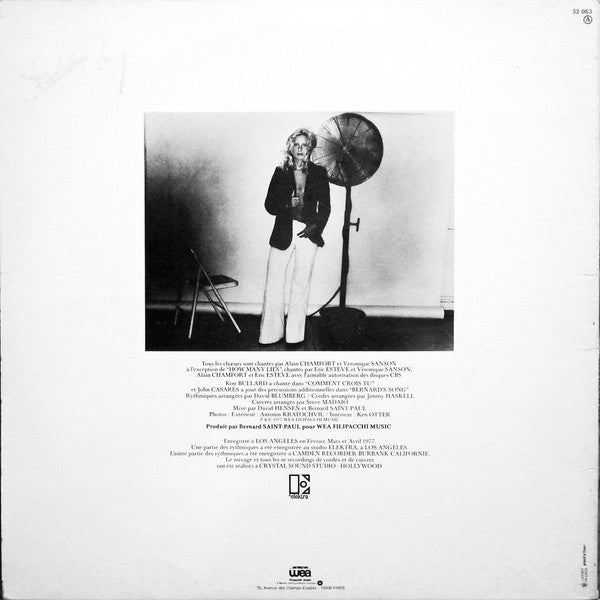 Véronique Sanson : Hollywood (LP, Album, C.I)