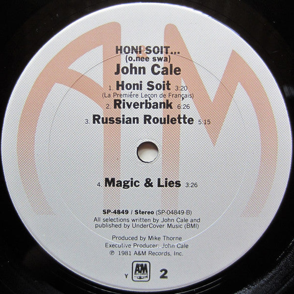 John Cale : Honi Soit (LP, Album, Ter)