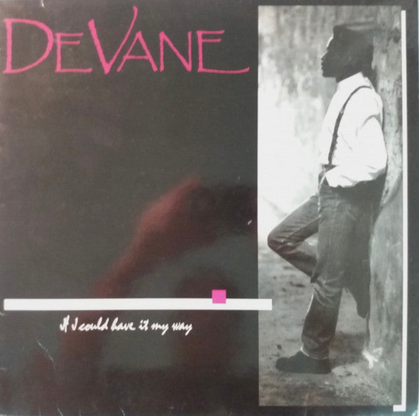Ronny De Vane : If I Could Have It My Way (12", Single)