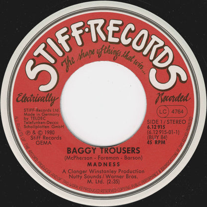 Madness : Baggy Trousers (7", Single)