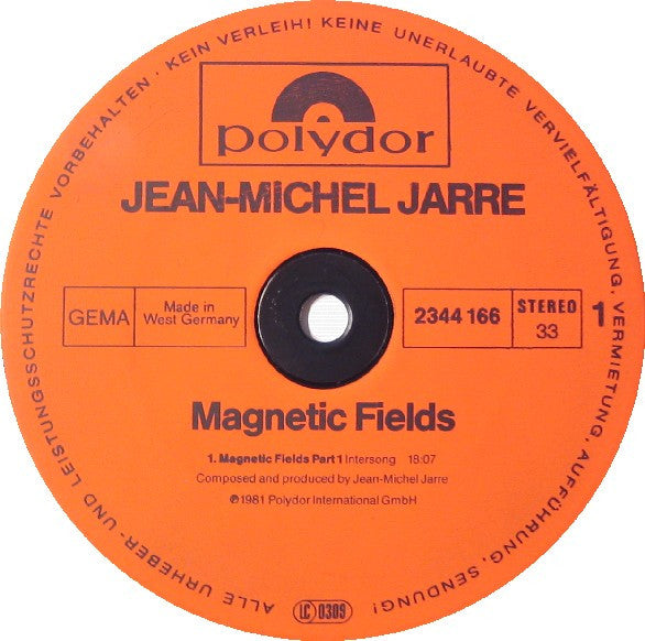 Jarre* : Magnetic Fields (LP, Album, RP)