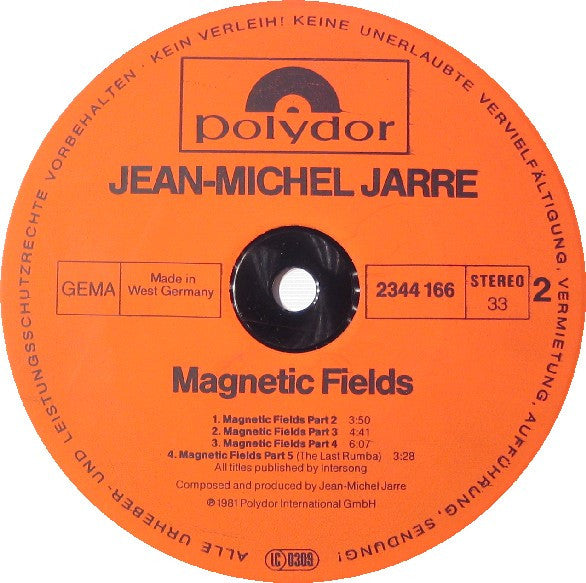 Jarre* : Magnetic Fields (LP, Album, RP)