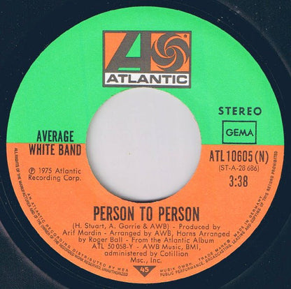 Average White Band : Cut The Cake (7", Single)