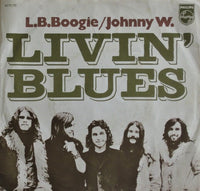 Livin' Blues : L.B. Boogie / Johnny W. (7", Pap)
