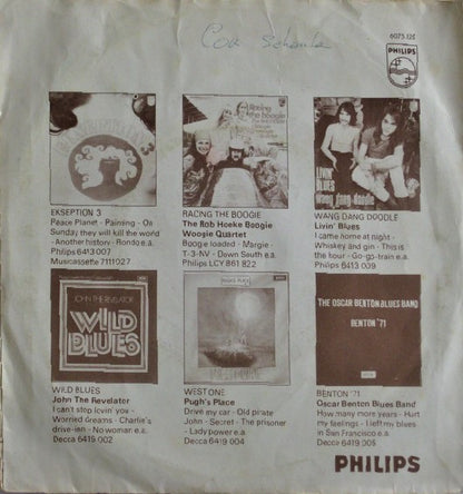 Livin' Blues : L.B. Boogie / Johnny W. (7", Pap)