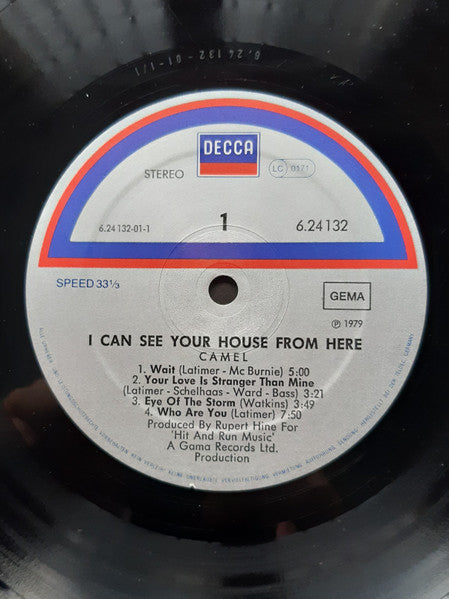 Camel : I Can See Your House From Here (LP, Album, RE)