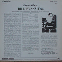Bill Evans Trio* : Explorations (LP, Album, RE)