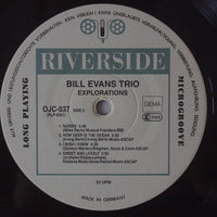 Bill Evans Trio* : Explorations (LP, Album, RE)