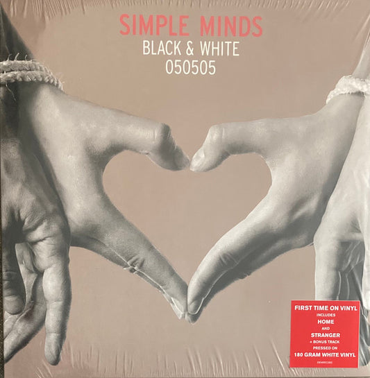 Simple Minds : Black & White 050505 (LP, Album, RE, Whi)
