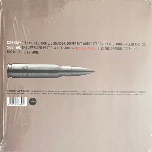 Simple Minds : Black & White 050505 (LP, Album, RE, Whi)