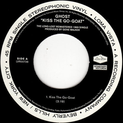 Ghost (32) : Kiss The Go-Goat (7", Single)