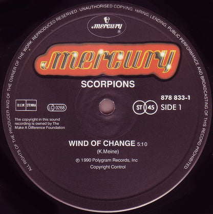Scorpions : Wind Of Change (12")