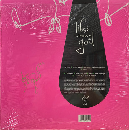 The Sugarcubes : Life's Too Good (LP, Album, Pin)