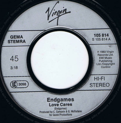 Endgames : Love Cares (7", Single)