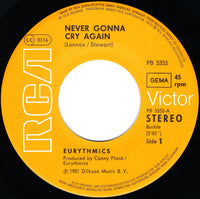 Eurythmics : Never Gonna Cry Again (7", Single)
