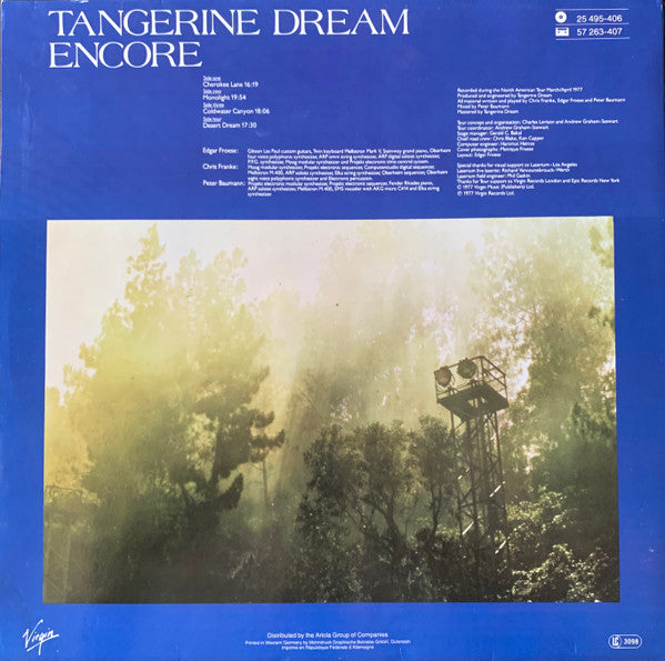 Tangerine Dream : Encore (2xLP, Album)