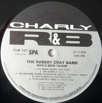 The Robert Cray Band : Who's Been Talkin' (LP, RE, RM)