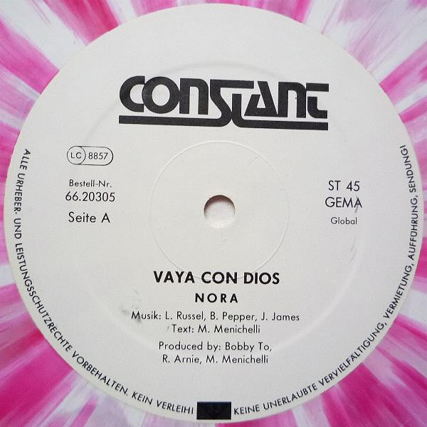 Nora Serafino : Vaya Con Dios (12", Pin)