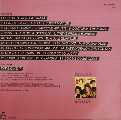 Mirage (12) : Push The Beat (12", P/Mixed)