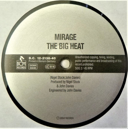 Mirage (12) : Push The Beat (12", P/Mixed)