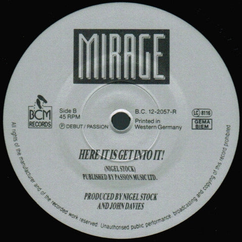 Mirage (12) : Pump Up The...Jack Mix V (12", P/Mixed)