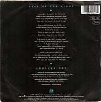 Bryan Adams : Heat Of The Night (7", Single)