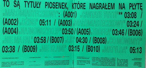Dawid Podsiadło : Małomiasteczkowy (LP, Album, Whi)