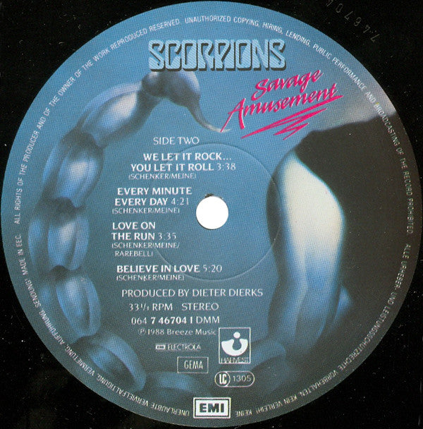 Scorpions : Savage Amusement (LP, Album)