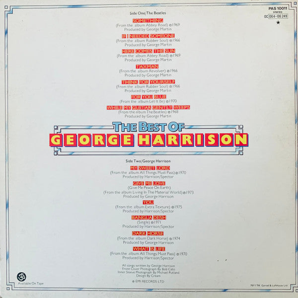 George Harrison : The Best Of George Harrison (LP, Comp)