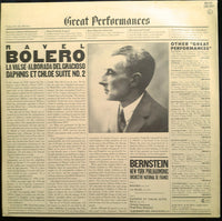 Bernstein* conducting the New York Philharmonic and the Orchestre National De France / Ravel* : Bolero / La Valse / Alborada Del Gracioso / Daphnis Et Chloe Suite No. 2 (LP, Comp)