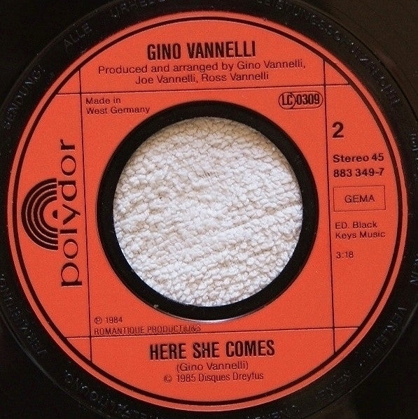 Gino Vannelli : Hurts To Be In Love (7", Single)