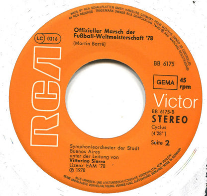 Ennio Morricone Und Sein Orchester* : El Mundial (7", Single)