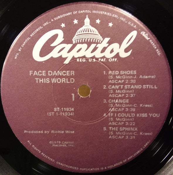 Face Dancer : This World (LP, Album)