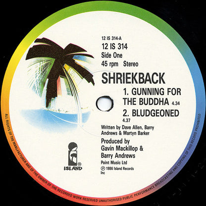 Shriekback : Gunning For The Buddha (12")