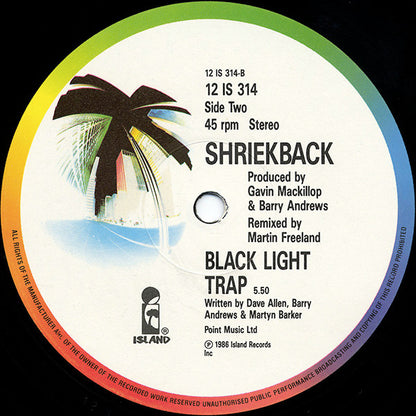 Shriekback : Gunning For The Buddha (12")