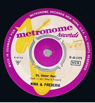 Nina & Frederik : Mary's Boy Child / Oh, Sinner Man! (7", Single)