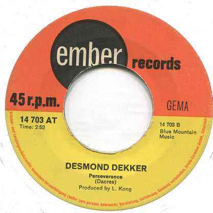Desmond Dekker : You Can Get It If You Really Want (7", Single)