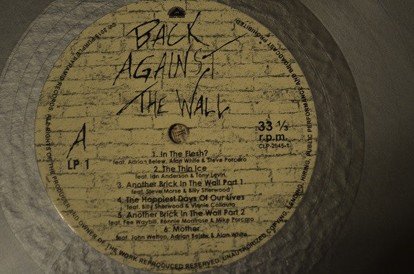 Various : Back Against The Wall (A Tribute To Pink Floyd)  (2xLP, Ltd, RE, Sil)