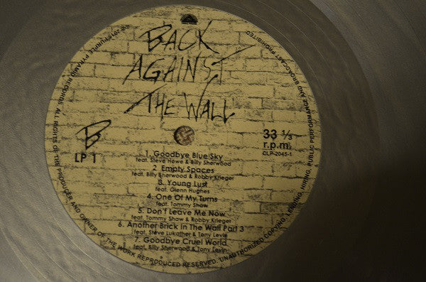 Various : Back Against The Wall (A Tribute To Pink Floyd)  (2xLP, Ltd, RE, Sil)