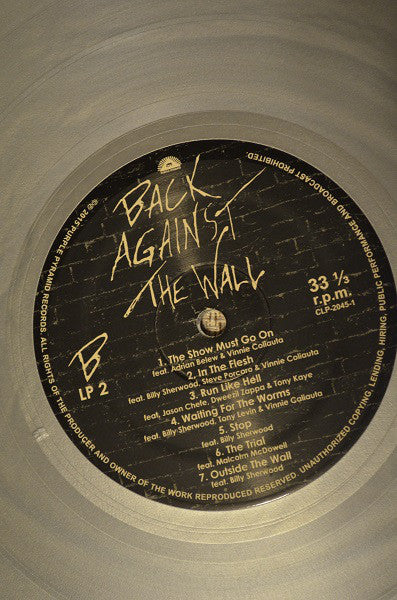 Various : Back Against The Wall (A Tribute To Pink Floyd)  (2xLP, Ltd, RE, Sil)