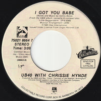 UB40 : Red Red Wine / I Got You Babe (7")