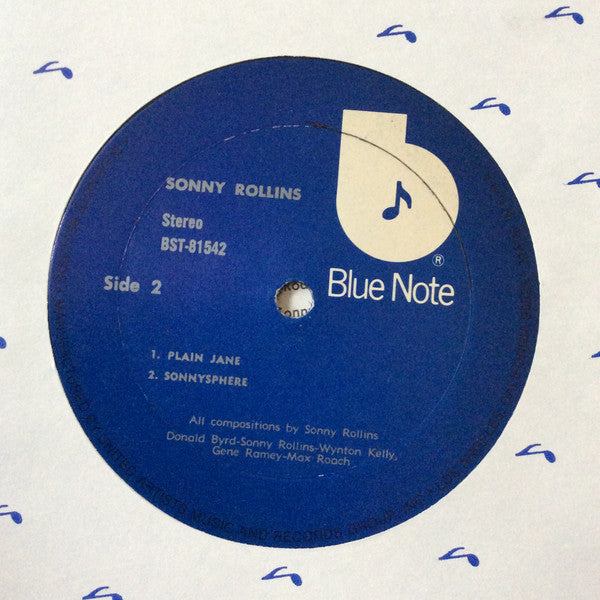 Sonny Rollins : Sonny Rollins (LP, Album, RE)