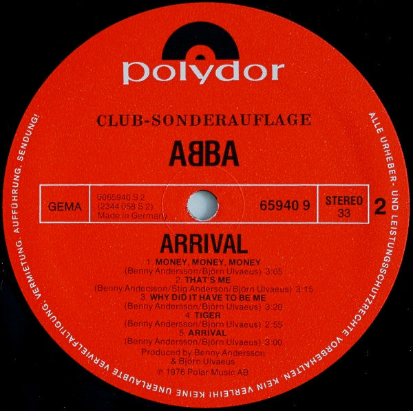 ABBA : Arrival (LP, Album, Club)
